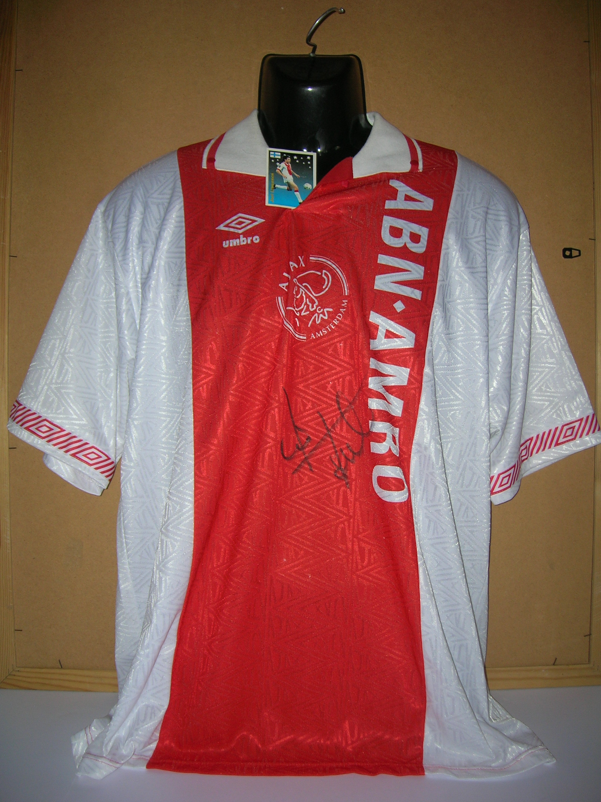 Ajax  FC vintage  10 Litmanen Jari autografata  A-1